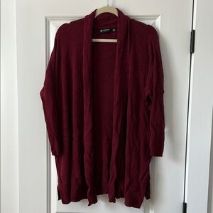Women's Burgundy Sweater Cardigan
